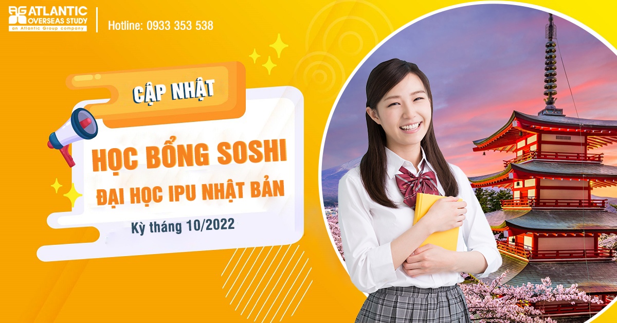 Cơ hội rinh học bổng Soshi Nhật Bản lần thứ 10